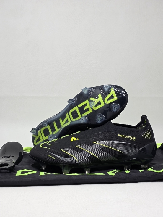 Adidas Predator Elite Laceless FG Electric Stealth Pack Men’s Size 6 JI1078 New main image 4